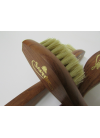 Oval pure bristle polish spreader