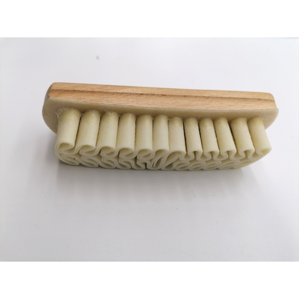 Natural suede brush