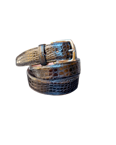Real crocodile belt small scale