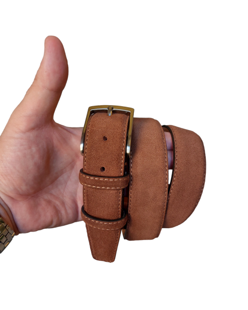 Rust suede belt 2