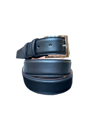 Cintura elegante in vitello nappato nero