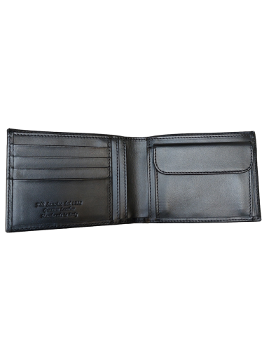 Men's wallet with black coin purse