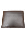Men's wallet with dark brown coin purse