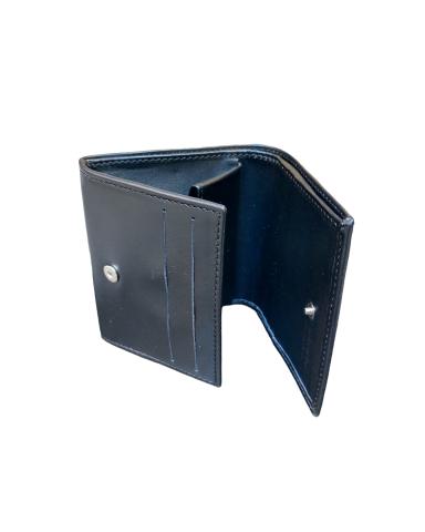 Men's wallet with black coin pocket