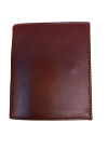 Men's wallet with leather coin pocket