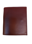 Men's wallet with leather coin pocket