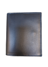 Men's wallet with blue coin pocket
