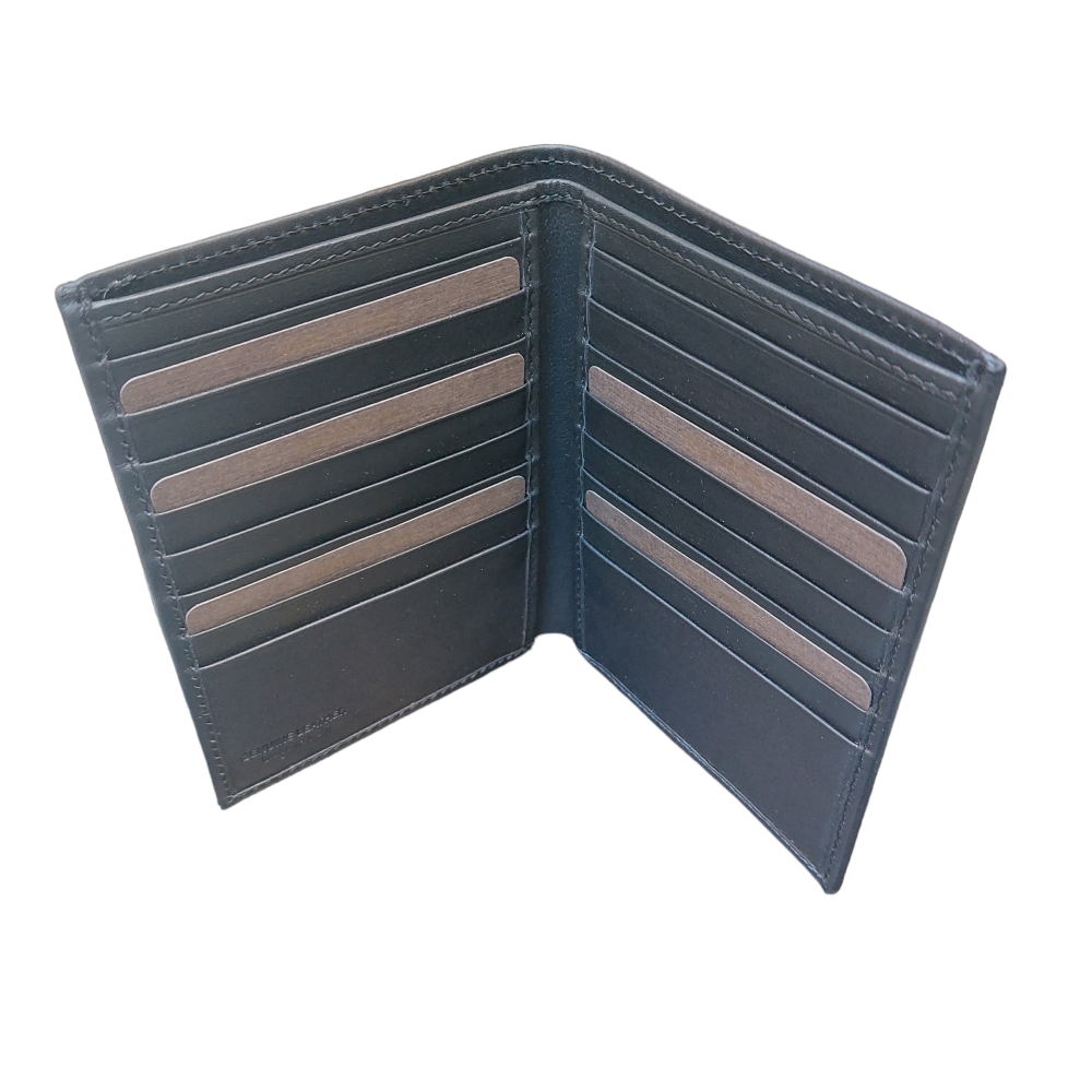 Men's black jacket wallet
