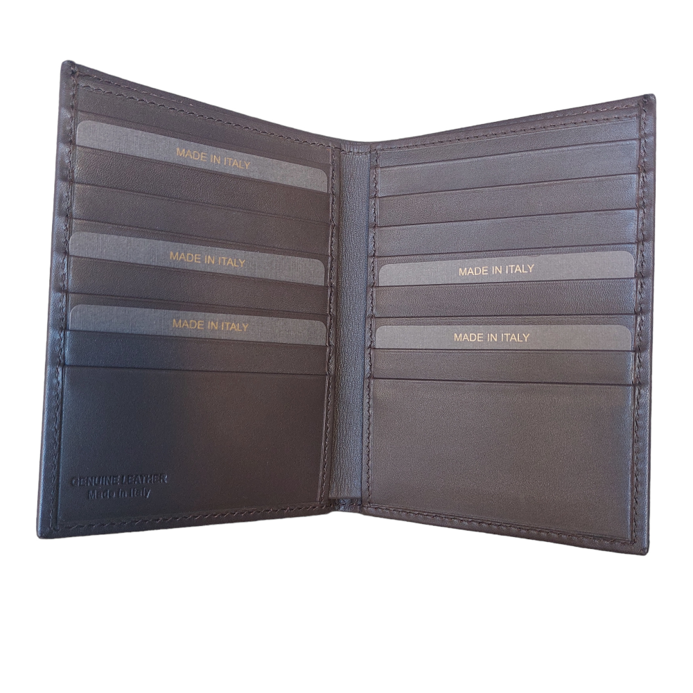 Men's dark brown jacket wallet