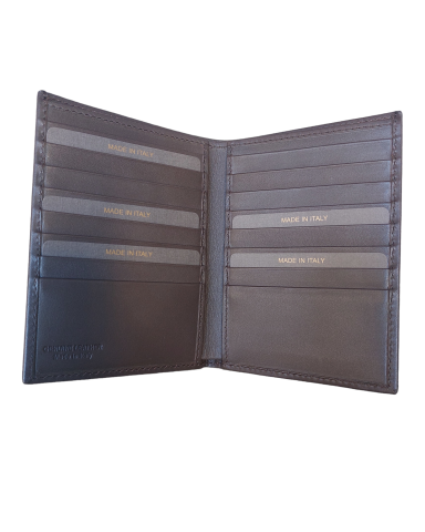 Men's dark brown jacket wallet