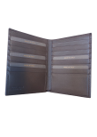 Men's dark brown jacket wallet