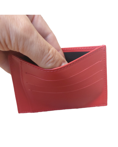 Porta carte di credito e documenti - rosso