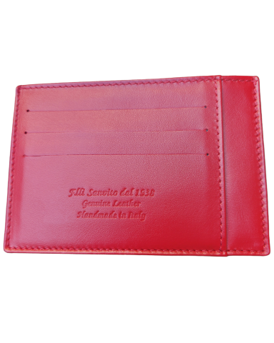 Porta carte di credito e documenti - rosso