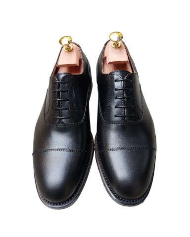 Black Calfskin Oxfords