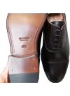 Black Calfskin Oxfords