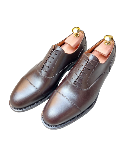 Dark Brown Calfskin Oxfords