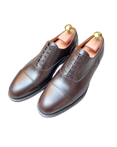 Dark Brown Calfskin Oxfords