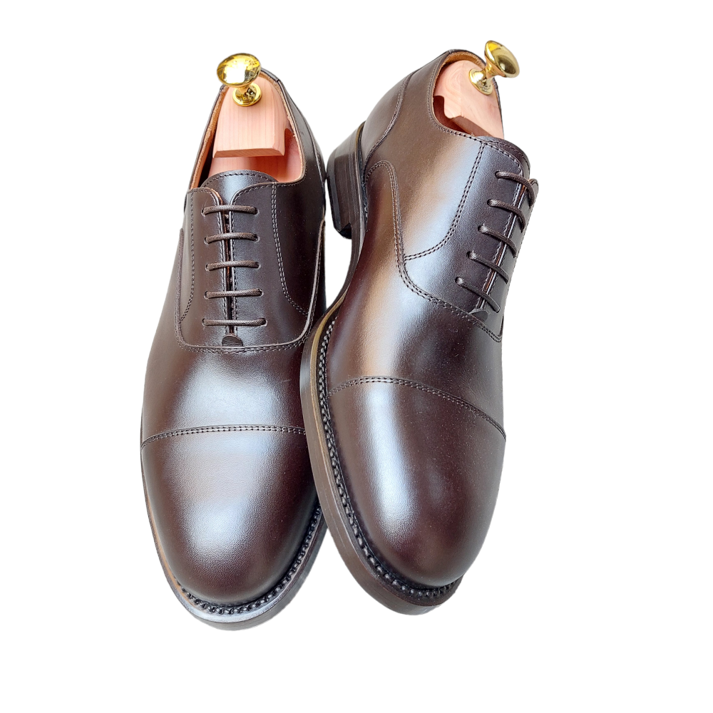 Dark Brown Calfskin Oxfords