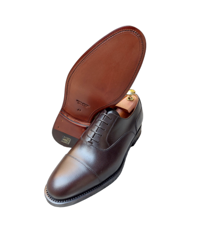 Dark Brown Calfskin Oxfords