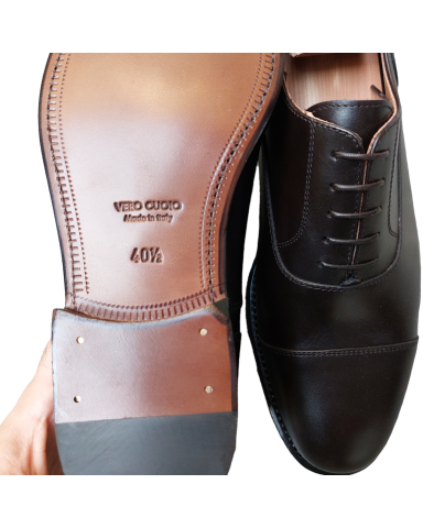 Dark Brown Calfskin Oxfords
