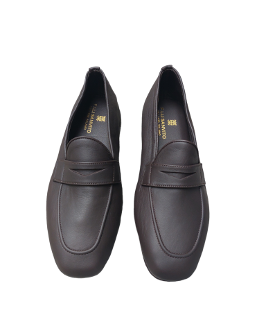 Pantofole Chiuse in Pelle Moro