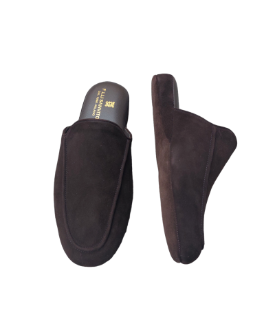 Pantofole Camoscio Moro