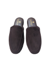 Dark Brown Suede Slippers