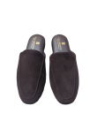 Dark Brown Suede Slippers