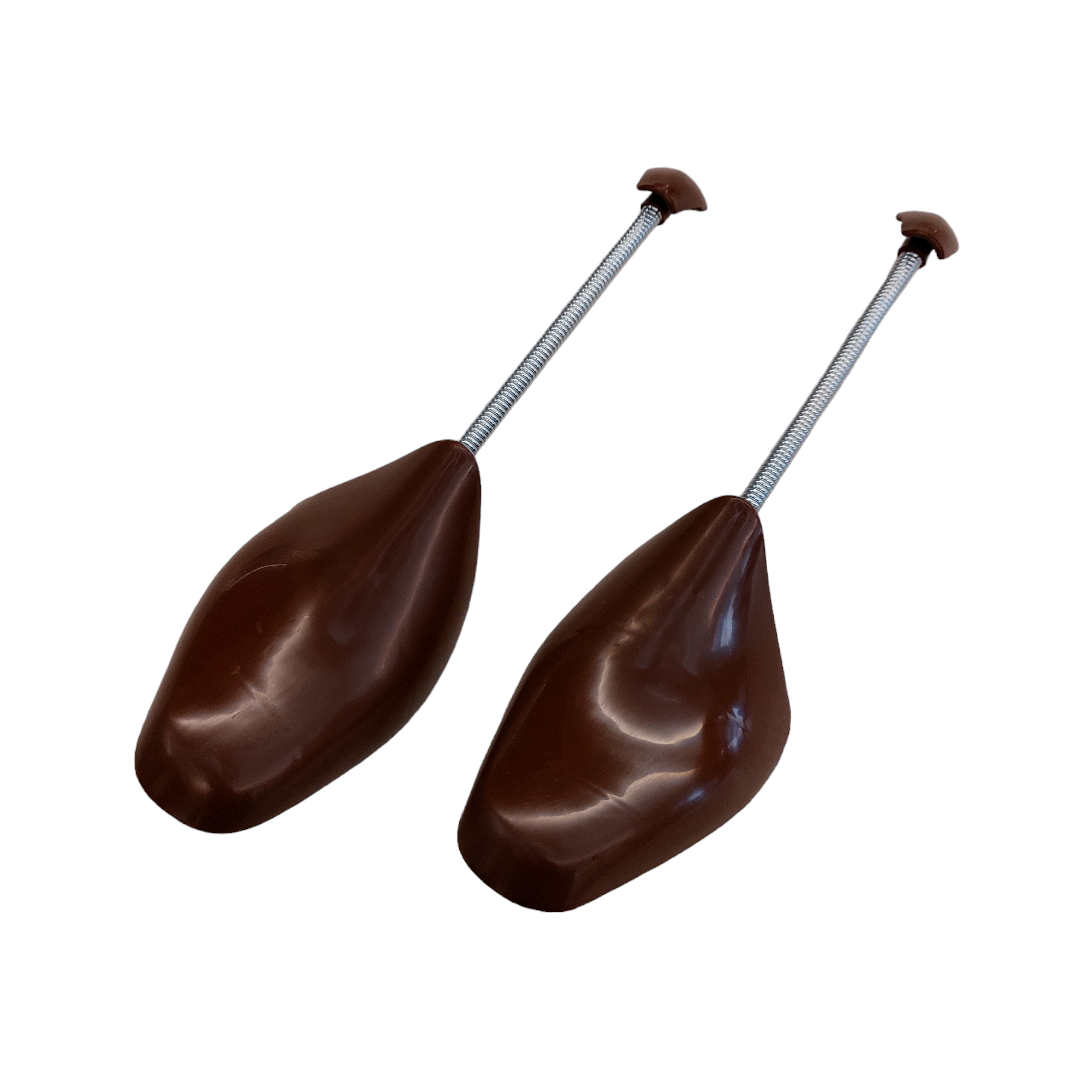 Plastic spring shoe tree