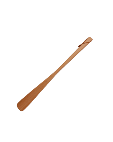 Long wooden shoehorn