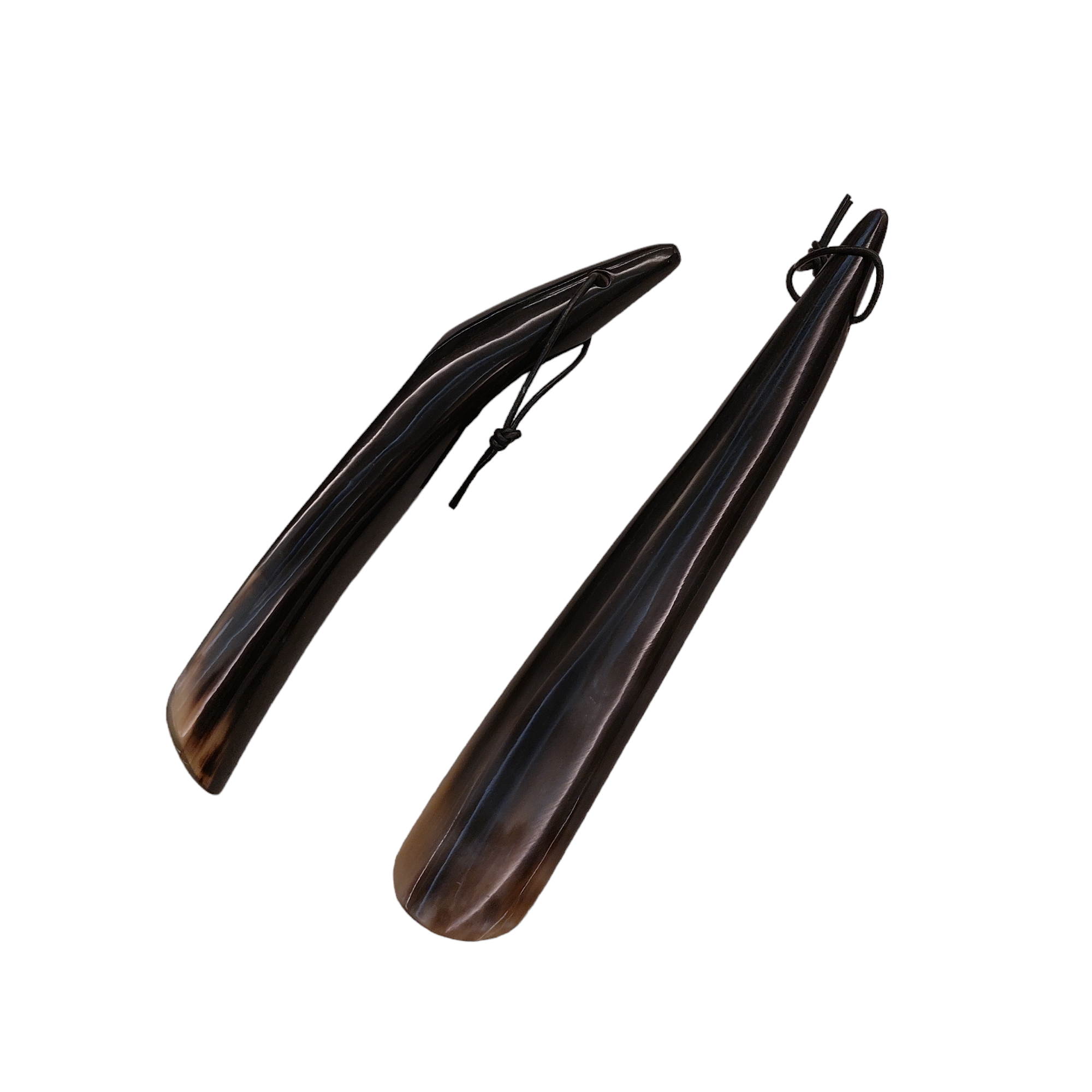 Horn shoehorn, approximately 22 cm