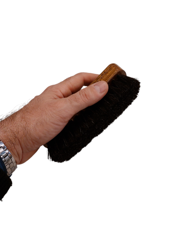 Black horsehair brush