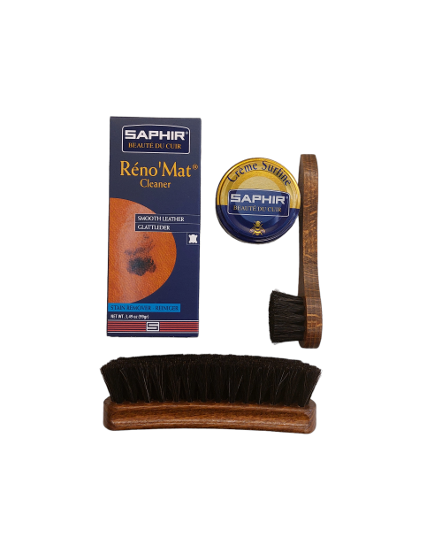 Leather cleaning set