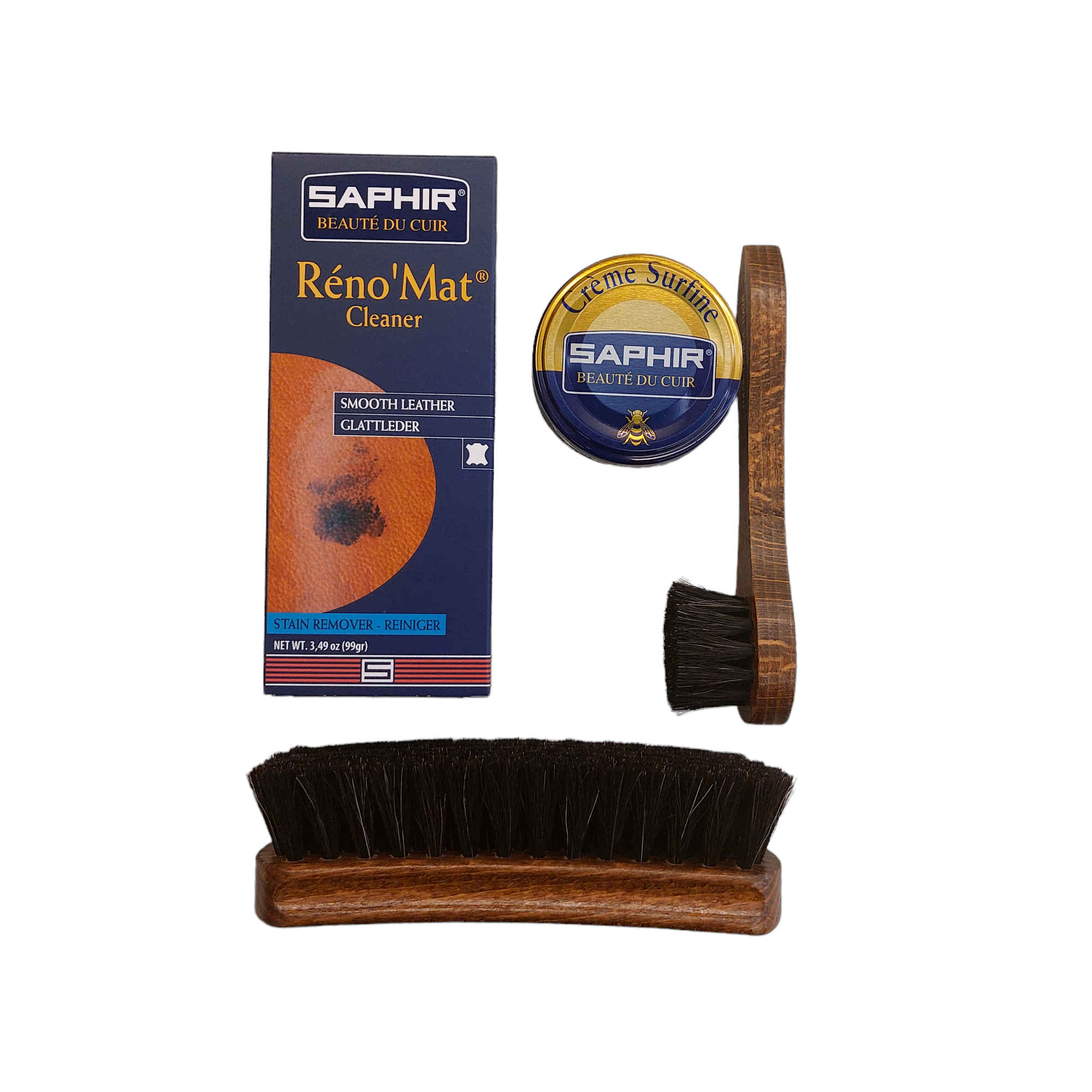 Leather cleaning set