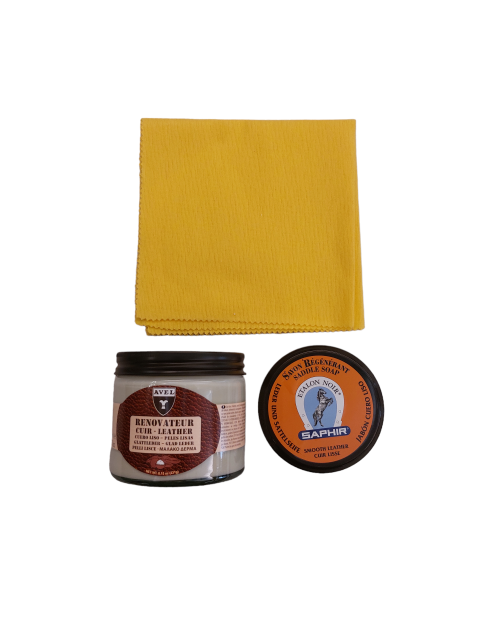 Set pulizia divani in pelle
