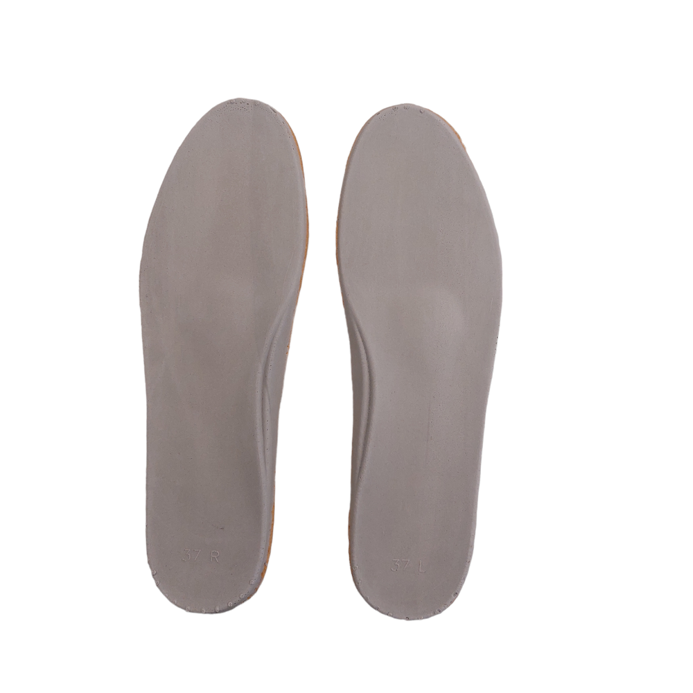 Anatomical leather insoles