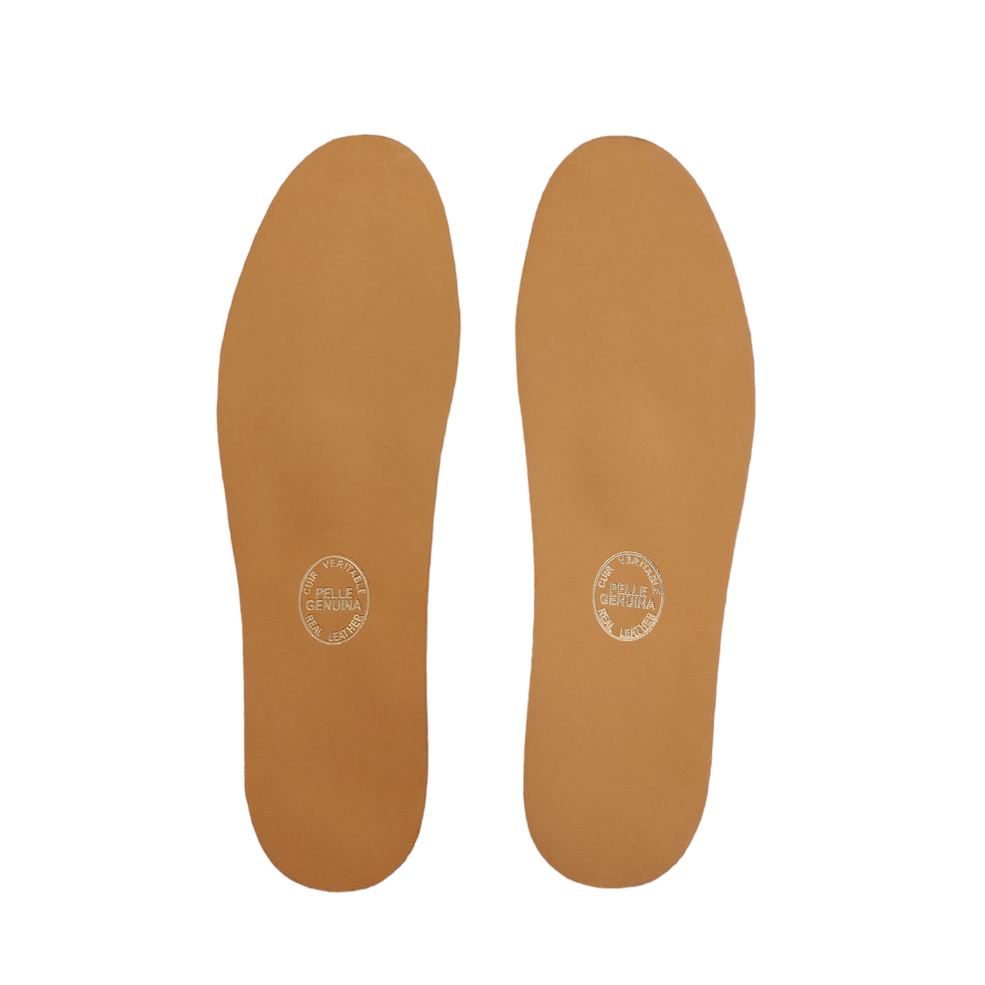 Anatomical leather insoles