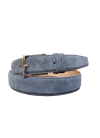 Gray Suede Belt