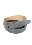 Gray Suede Belt