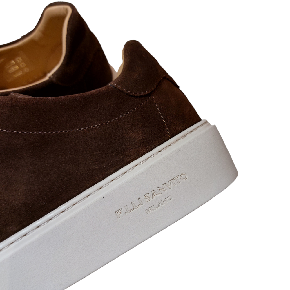 Sneakers Camoscio Cacao