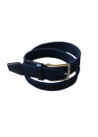 Cintura treccia elastica BLU