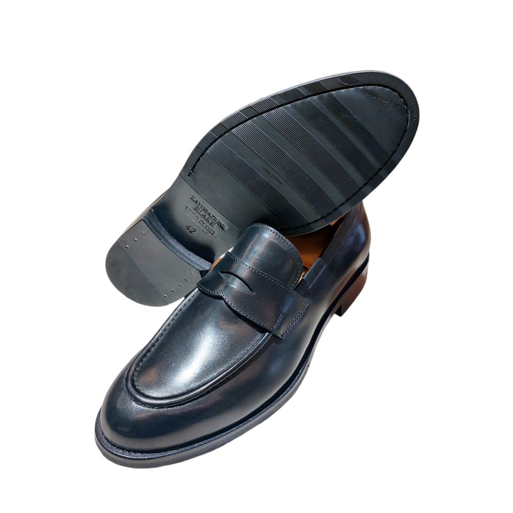 Classic Black Loafers
