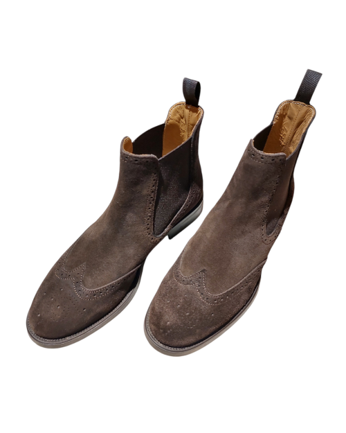 Stivaletti Scamosciati Marrone DONNA