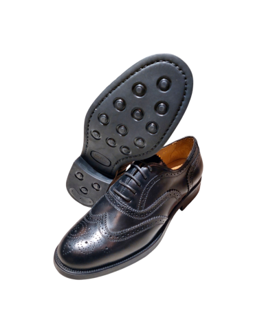 Black Brushed Oxfords for Women
