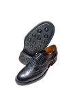 Black Brushed Oxfords for Women