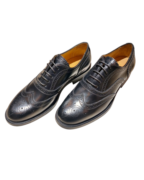Black Brushed Oxfords for Women