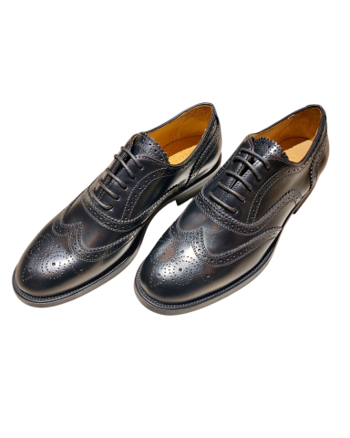 Black Brushed Oxfords for Women