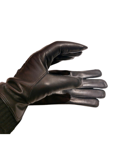 Handmade Black Nappa Leather Gloves