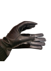 Handmade Black Nappa Leather Gloves