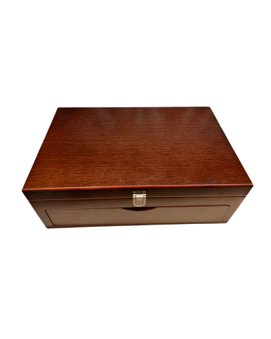 Bauletto in legno con cassetto